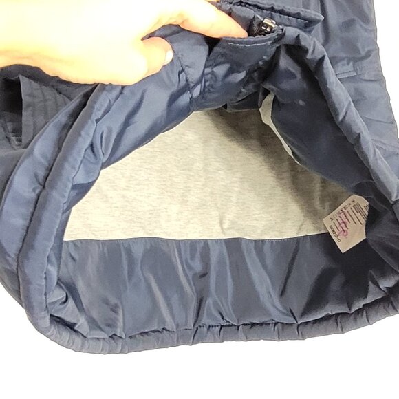 Abril Women's Blue Casual Sleeveless Button & Zipper Front Puffer Jacket Size M - Picture 5 of 13